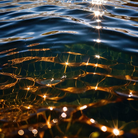 water ripples, clean pure alpine waterの素材