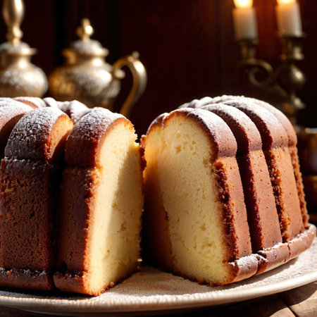 Pound Cake , traditional popular sweet dessert cakeの素材