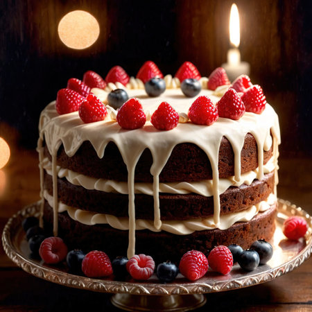 Lady Baltimore Cake , traditional popular sweet dessert cakeの素材