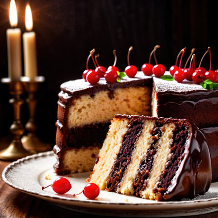 Lane Cake, cake, dessert, baked, popular, traditional, sweet, snack, homemade, bakery, cuisine, pastryの素材