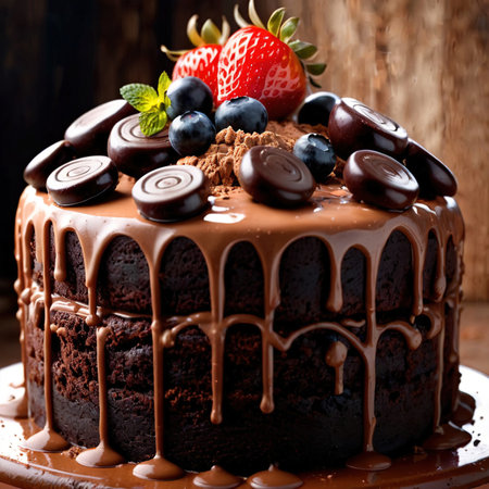 Mud Cake , traditional popular sweet dessert cakeの素材