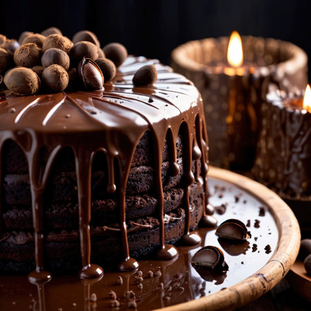 Mud Cake , traditional popular sweet dessert cakeの素材