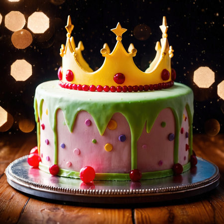 Princess Cake , traditional popular sweet dessert cakeの素材