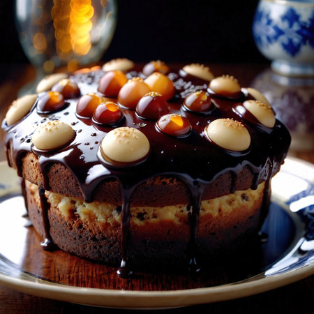 Teacake , traditional popular sweet dessert cakeの素材