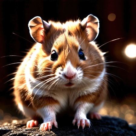 Guinea pig wild animal living in nature, part of ecosystemの素材