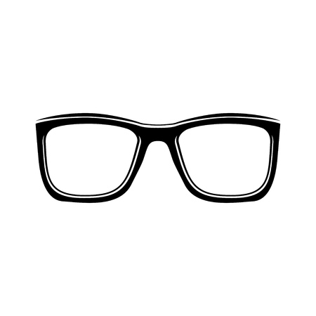 Eyeglasses, accessory, glasses. Vector illustration isolated on white backgroundのイラスト素材