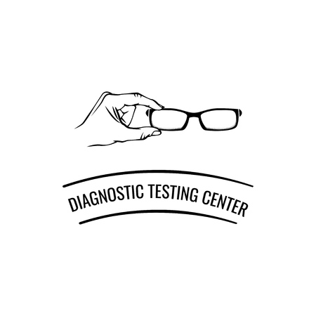 Eyeglasses icon vector illustration.のイラスト素材