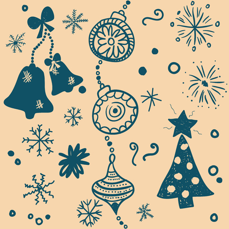 Christmas pattern Vector eps10のイラスト素材