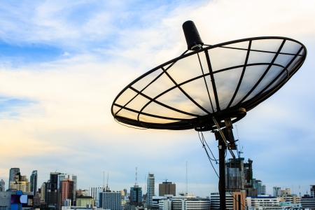 Satellite dishの写真素材