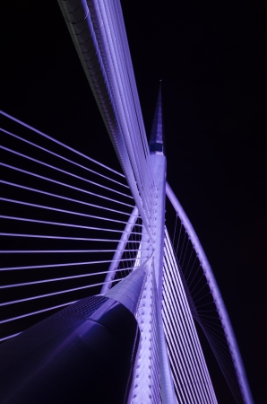 This image is taken at Putrajaya on sunset. The image shows the putraja bridges of malaysia.の写真素材
