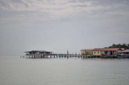 The village of fishermanの写真素材