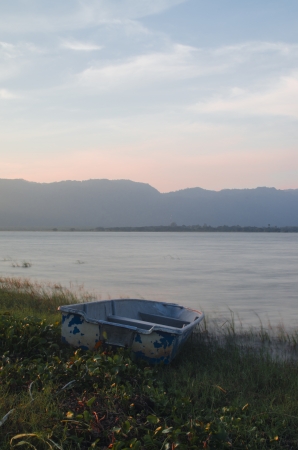 The boat that has been old and unusableの写真素材