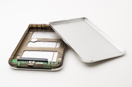 External Hard Disk Casing. Focus on the closes distance.の写真素材