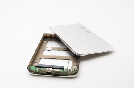 External Hard Disk Casing. Focus on the closes distance.