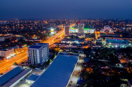 Cityscape of Alor Setar Malaysia on Sunset.のeditorial素材