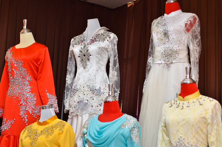 Wedding dress for a Bride and Groom.の写真素材