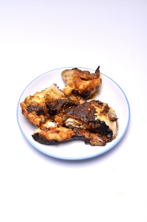 Baked Chicken with spiceの写真素材