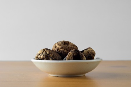 Dried Shiitake Mushroom also known as Haiko Mushroom or Lentinus edodes or  Agaricus edodes over...