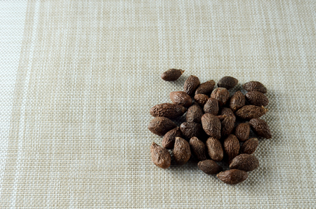Malva nut tree or Taiwan sweet gum tree or Sterculia lychnophoraの写真素材