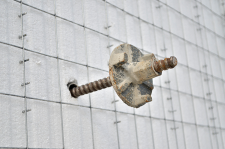 IBS (Industrialised Building System) wall panel made by styrofoamの写真素材