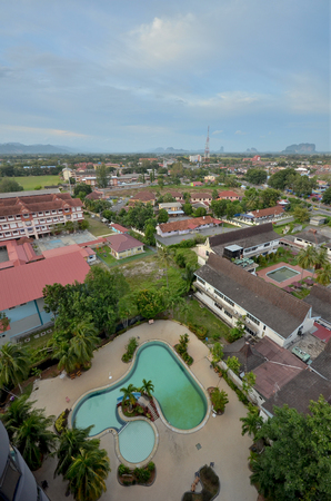 Malaysian cityscape of Kangar Perlisの写真素材