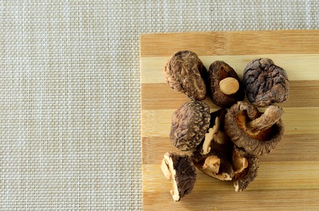 Dried Shiitake Mushroomの写真素材