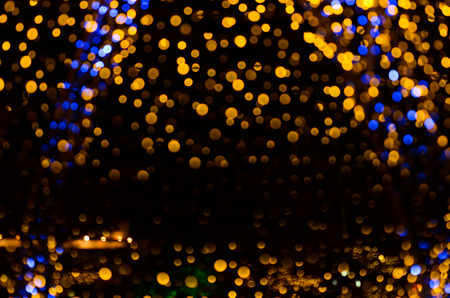 Beautiful blurry light bokeh for backgroundの写真素材