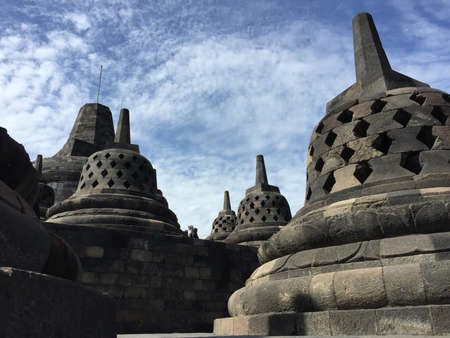 Borobodur Temple in Magelang Regency, Indonesiaのeditorial素材