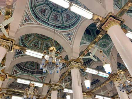 Interior of Kazan Cathedral. It is the largest Orthodox cathedral in the world.の写真素材
