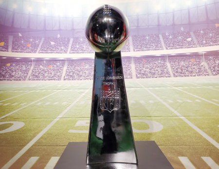 Nashville, Tennessee, U.S.A - June 26, 2022 - The replica of Vince Lombardi Trophyのeditorial素材