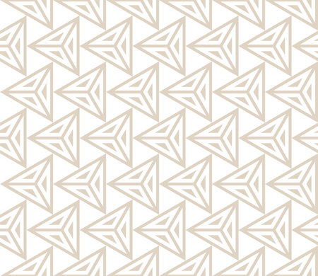 Vector seamless with geometric triangle patternのイラスト素材