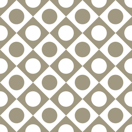 seamless pattern with geometric circleのイラスト素材