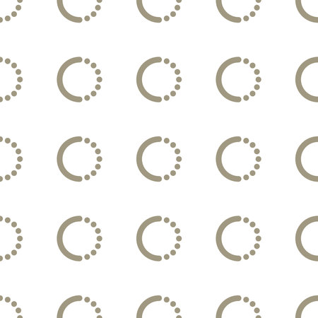 Vector seamless pattern with a geometric circleのイラスト素材