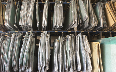 Car glass on stock, copy spaceの写真素材