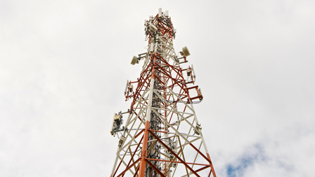 Antennas transmit and receive signals via satellite to use