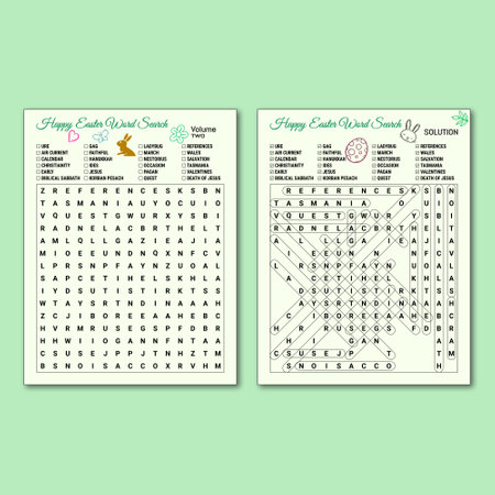 Easter Word Search Puzzle - Volume Twoのイラスト素材