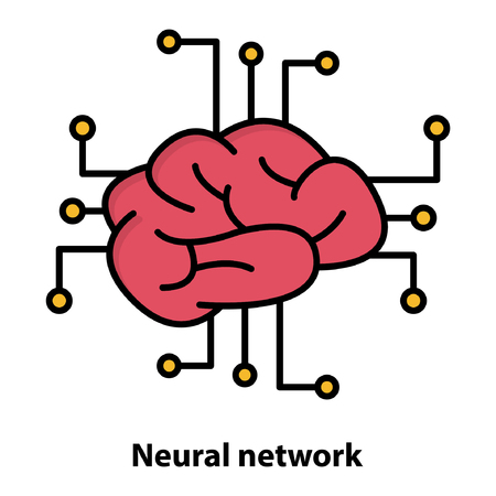 Neural network iconのイラスト素材