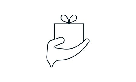 Product vector icon. Simple flat symbol. Perfect pictogram illustration on white background.のイラスト素材