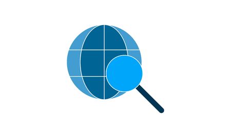 Location search vector concept illustration for design.のイラスト素材