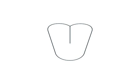 Tongue vector icon flat style graphical symbol.のイラスト素材