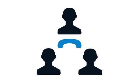 Teamwork communication icon vector illustrationのイラスト素材