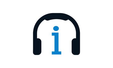 Info support icon. vector illustration. Flat design styleのイラスト素材