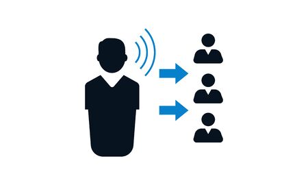 Announcements vector icon concept used for website.のイラスト素材