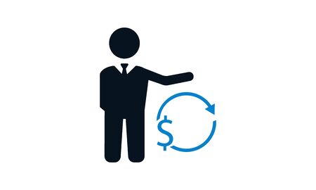 Budget , financial planning vector icon.のイラスト素材