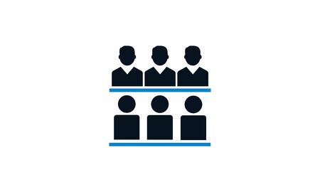 Business conference icon. Meeting concept icon used for website.のイラスト素材