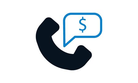 Business call icon concept vector illustrationのイラスト素材