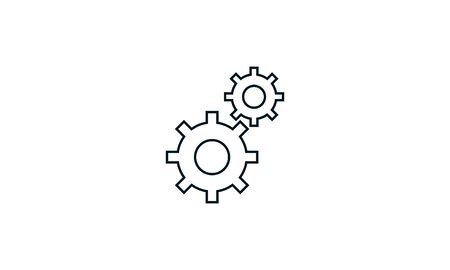 Processing icon vector, flat design best vector iconのイラスト素材