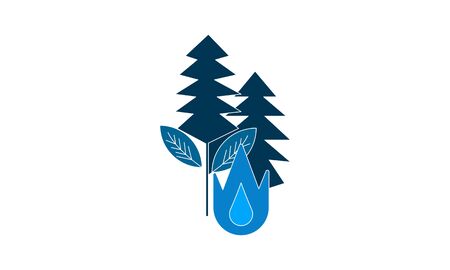 Forest Fire Insurance icon vector, Flat style, Symbol, logo illustration.のイラスト素材