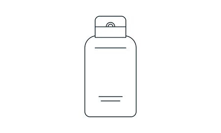 Shampoo dispenser icon simple style vector imageのイラスト素材