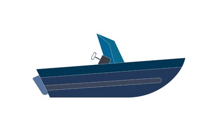Motor speed boat icon simple style vector imageのイラスト素材